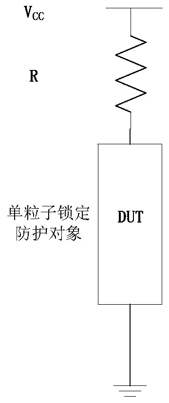 Method and system for selecting single event locking effect protection resistor