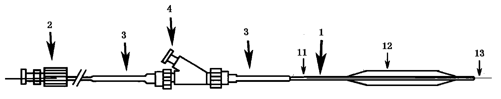 Magnetic-compatible non-detachable latex balloon catheter