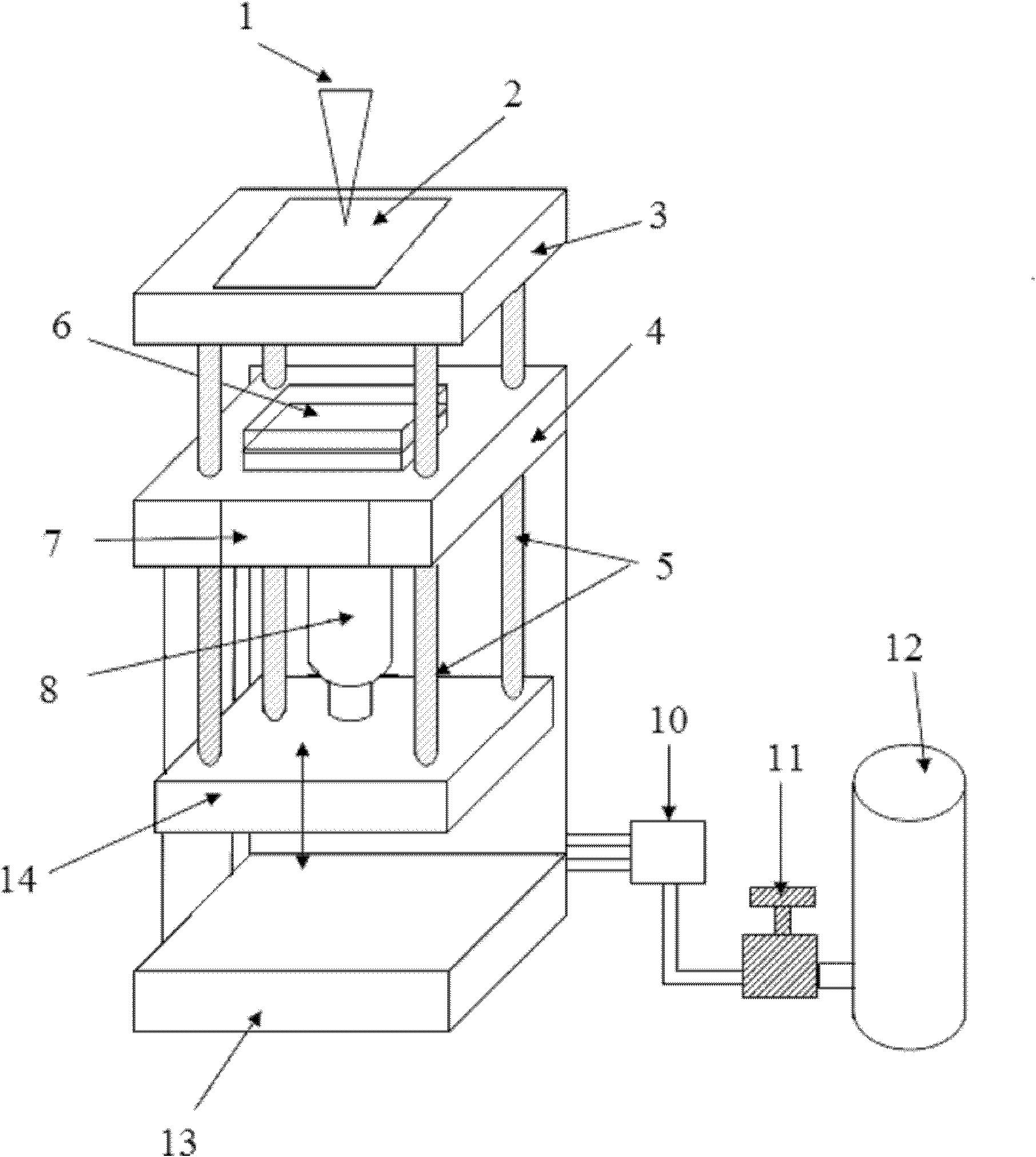 Device and method for welding plastic materials in laser transmission manner