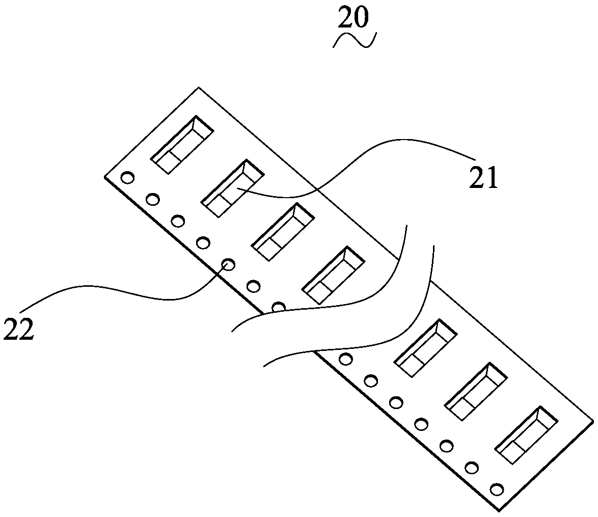 Waste band recycling mechanism and medical instrument packaging device thereof