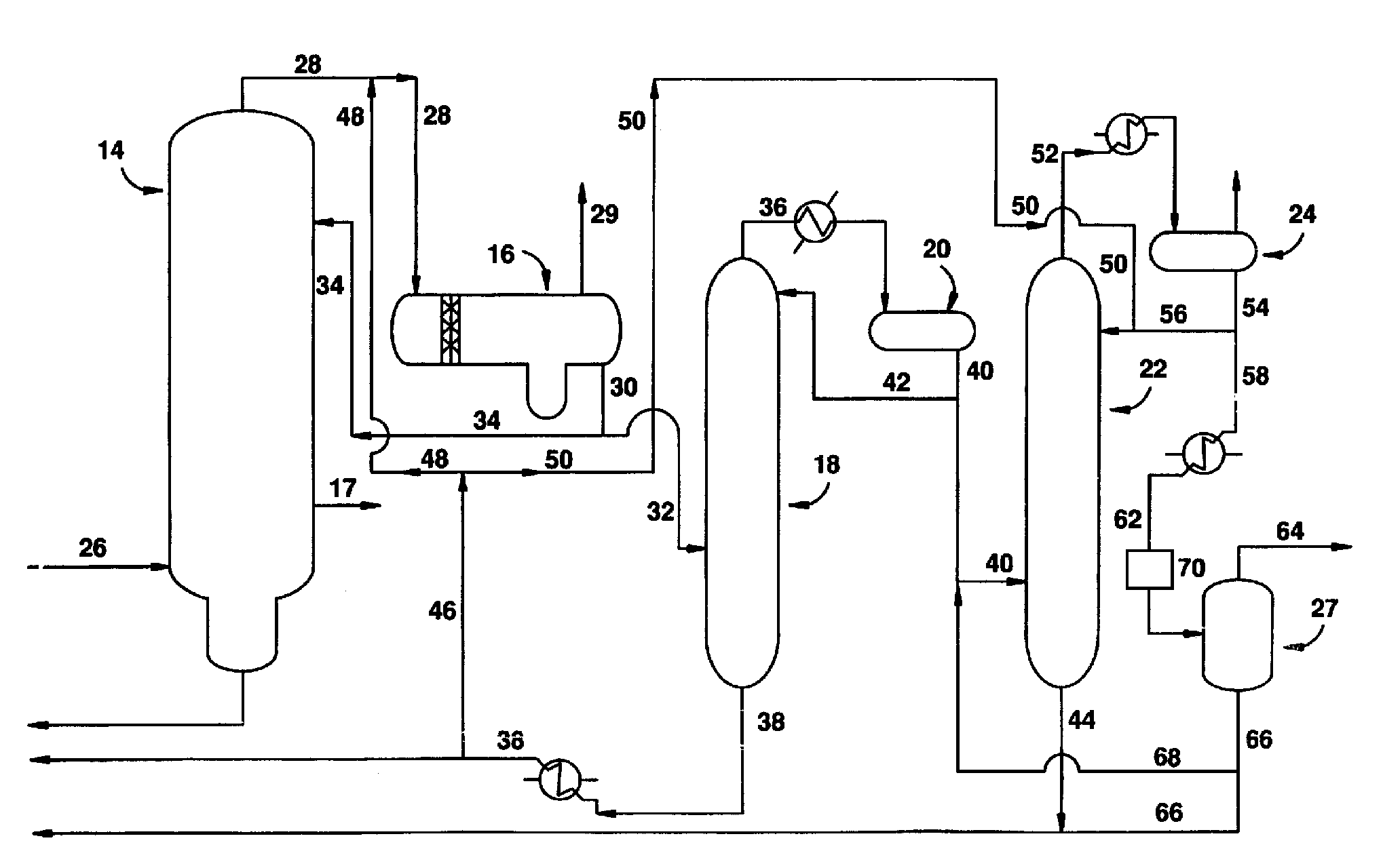 Control method for process of removing permanganate reducing compounds from methanol carbonylation process