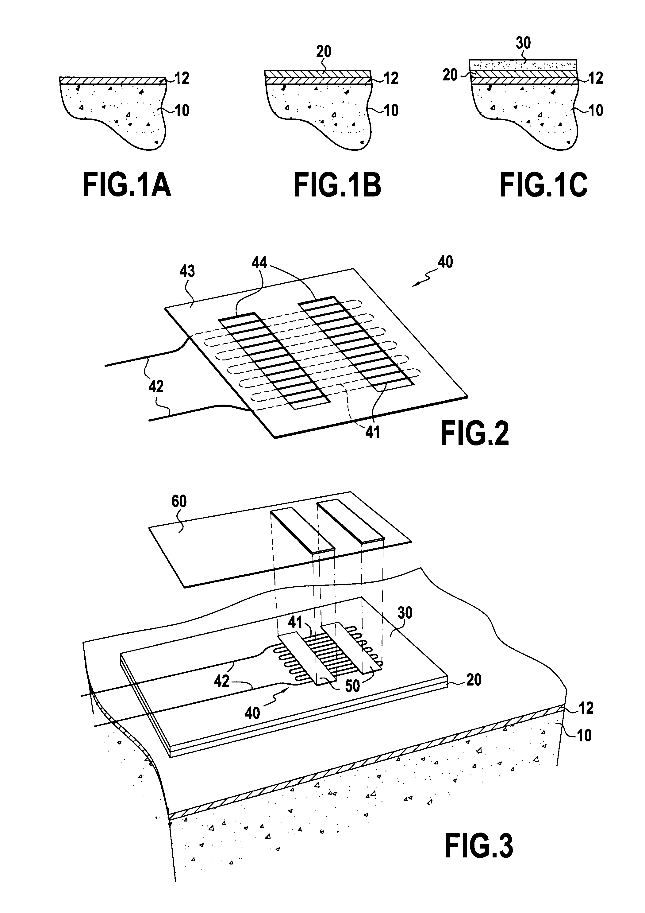 Method of making an alumina deposit on a substrate covered in sic