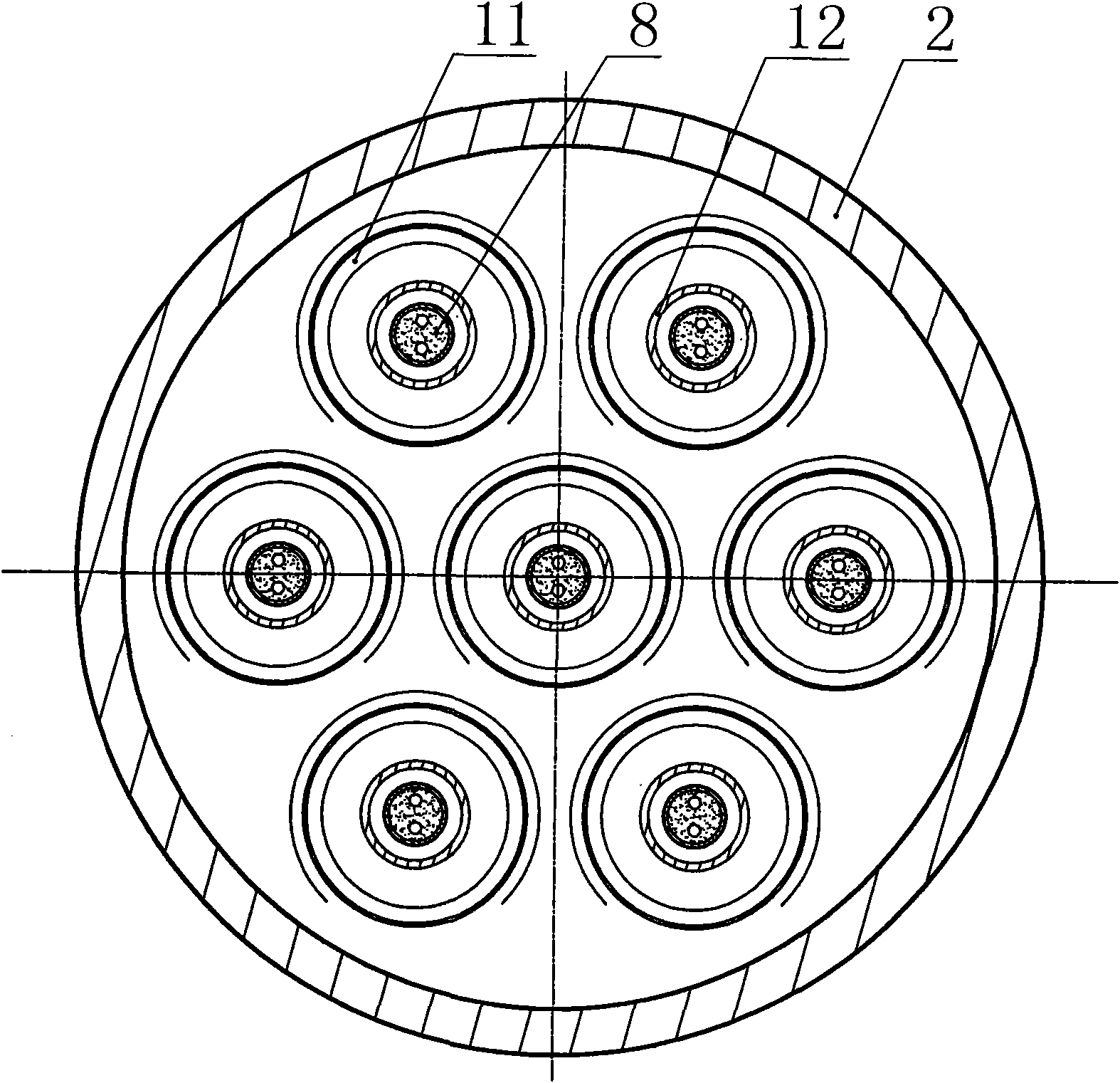 Adjustable armored thermocouple (resistor) with multipoint leakage resistance