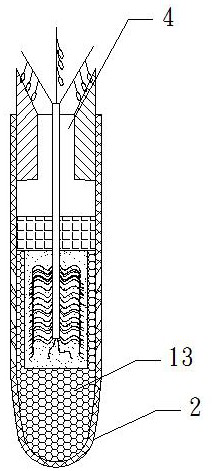 Large-scale rapid tree planting device and tree planting method