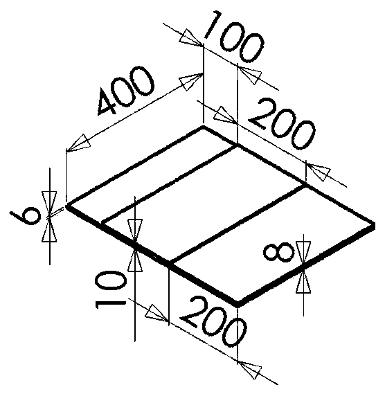 Equivalent statistical energy analysis modeling method for multi-subsystem variable-thickness flat plate