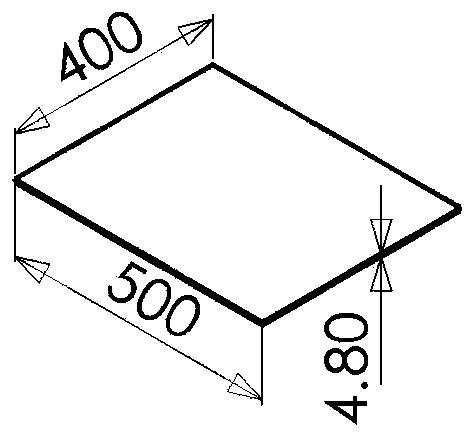 Equivalent statistical energy analysis modeling method for multi-subsystem variable-thickness flat plate