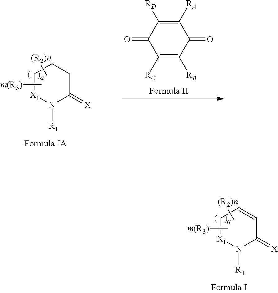 Process for synthesizing oxidized lactam compounds