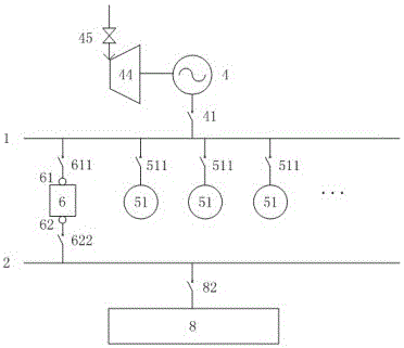 Electric energy converting-switching system and method and application thereof