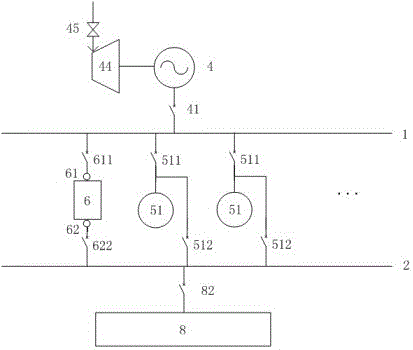 Electric energy converting-switching system and method and application thereof