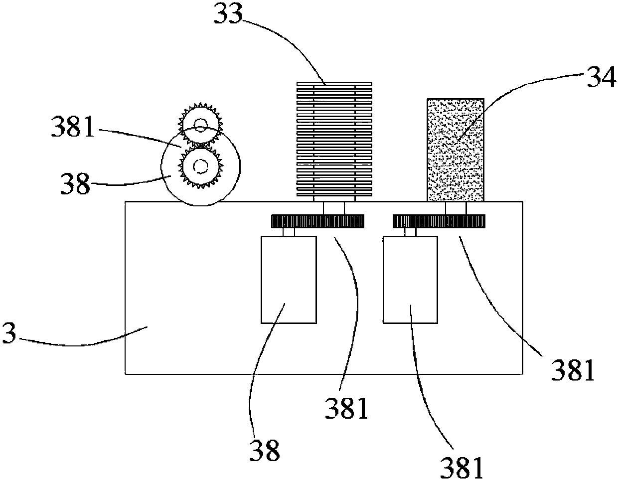 Double-end finger joint laminated board tenoning machine