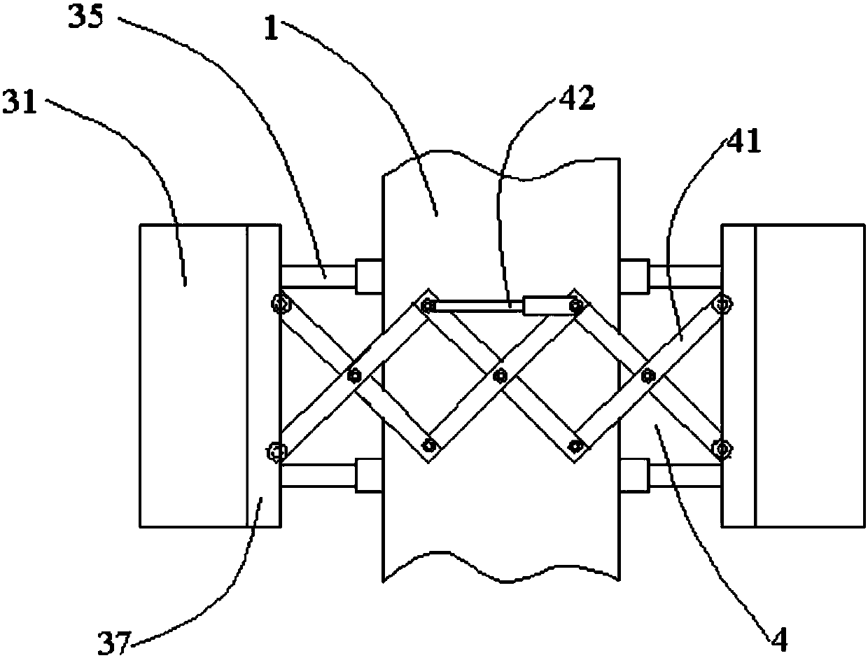 Double-end finger joint laminated board tenoning machine