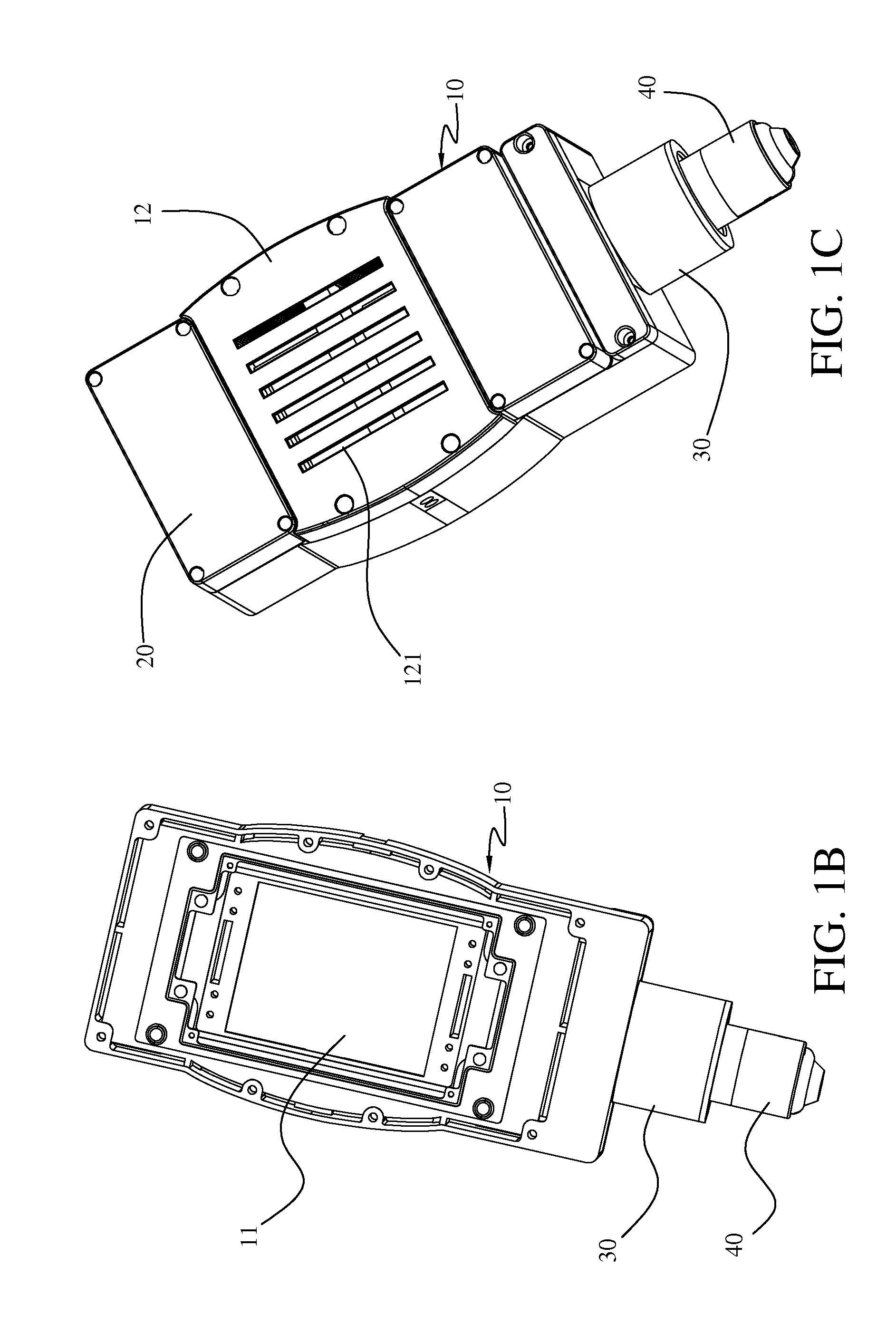 Outdoor LED Lighting Device Structure With Easy Installation Features