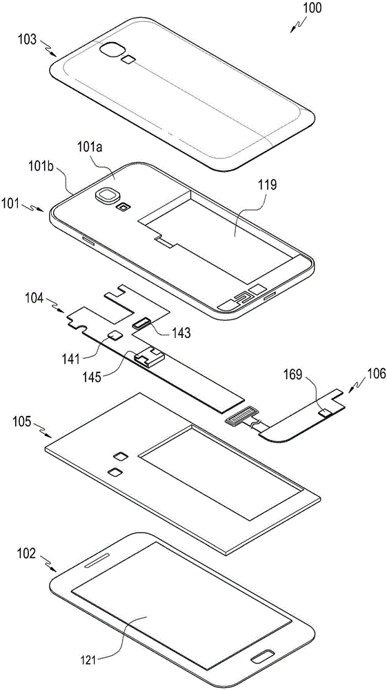 Electronic device including antenna device