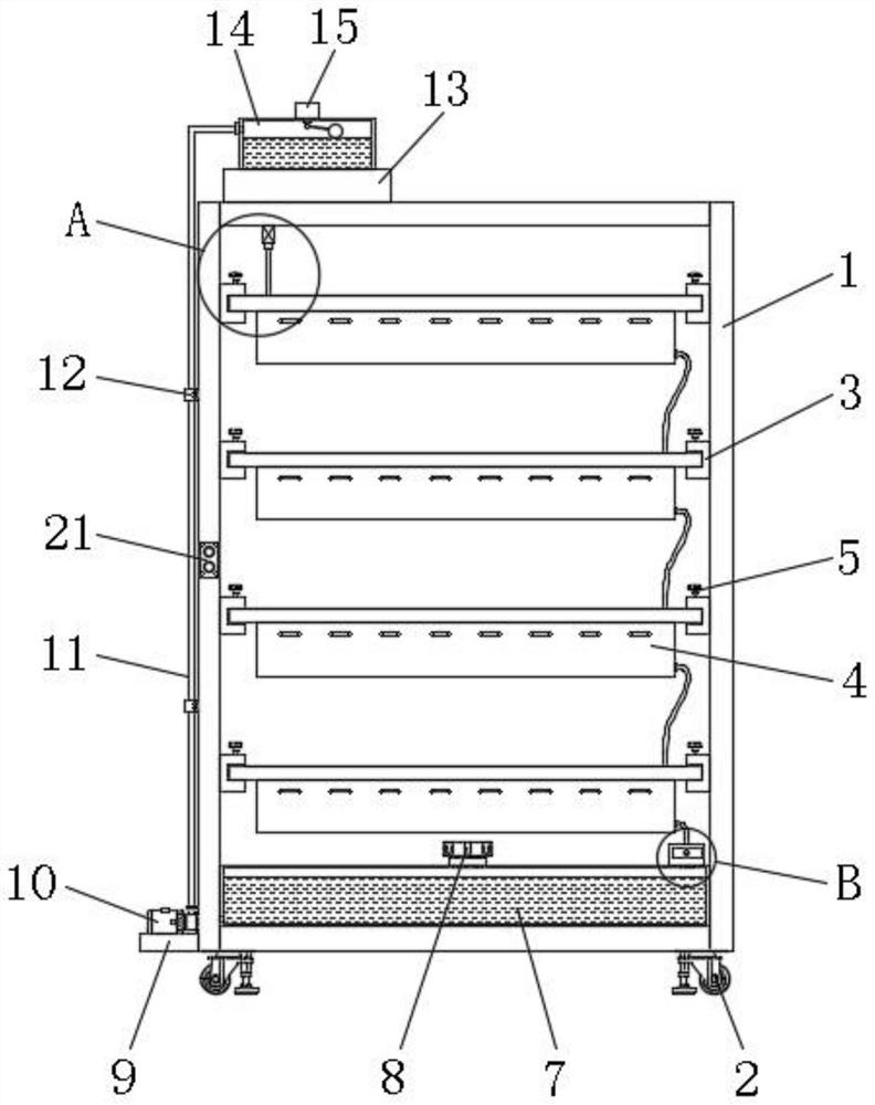 Forestry seedling raising device