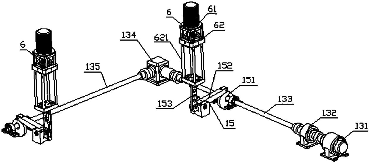 Double-sided synchronous placing device for saw chain assembly machine