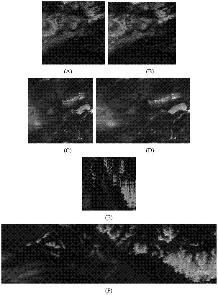 Image geometry correction method of space camera with 45°rotational scanning method