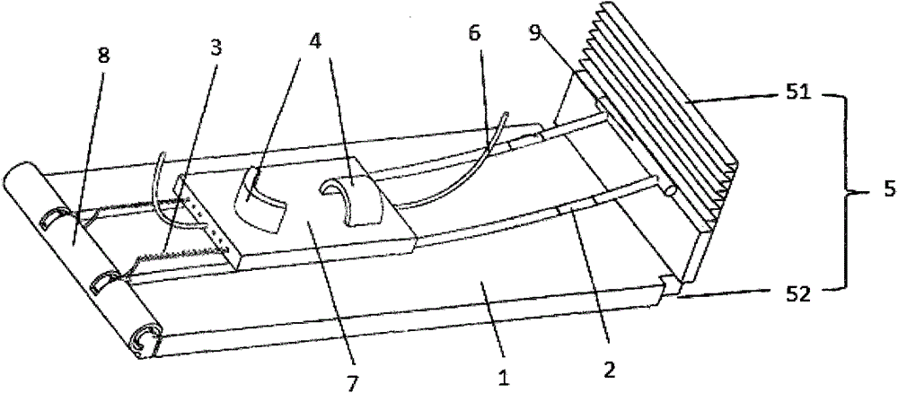 A kind of auxiliary exercise device after knee joint replacement