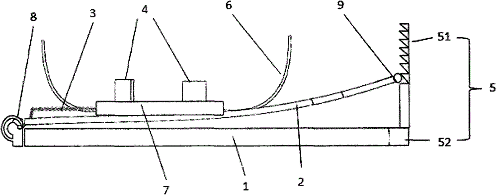 A kind of auxiliary exercise device after knee joint replacement