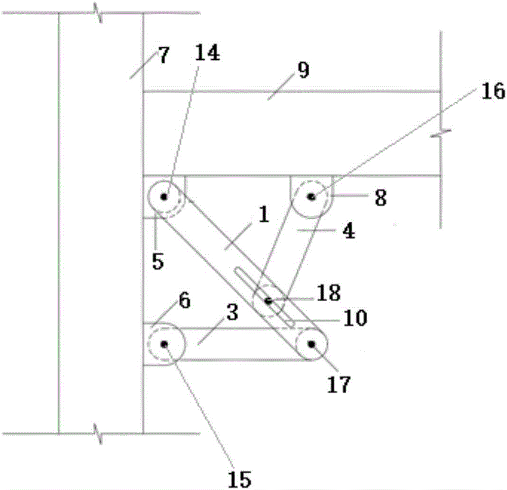 Friction energy consumption beam-column joint for prefabricated structure