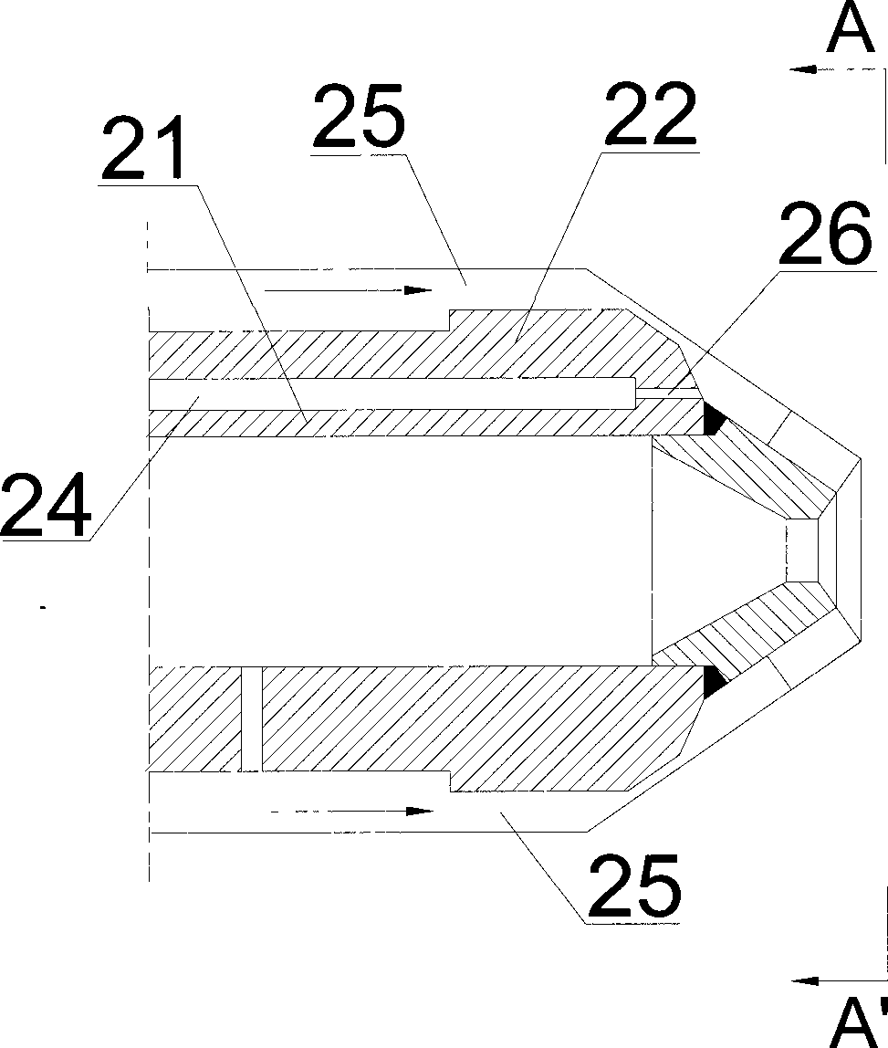 Composite startup burner for powder coal gasification furnace