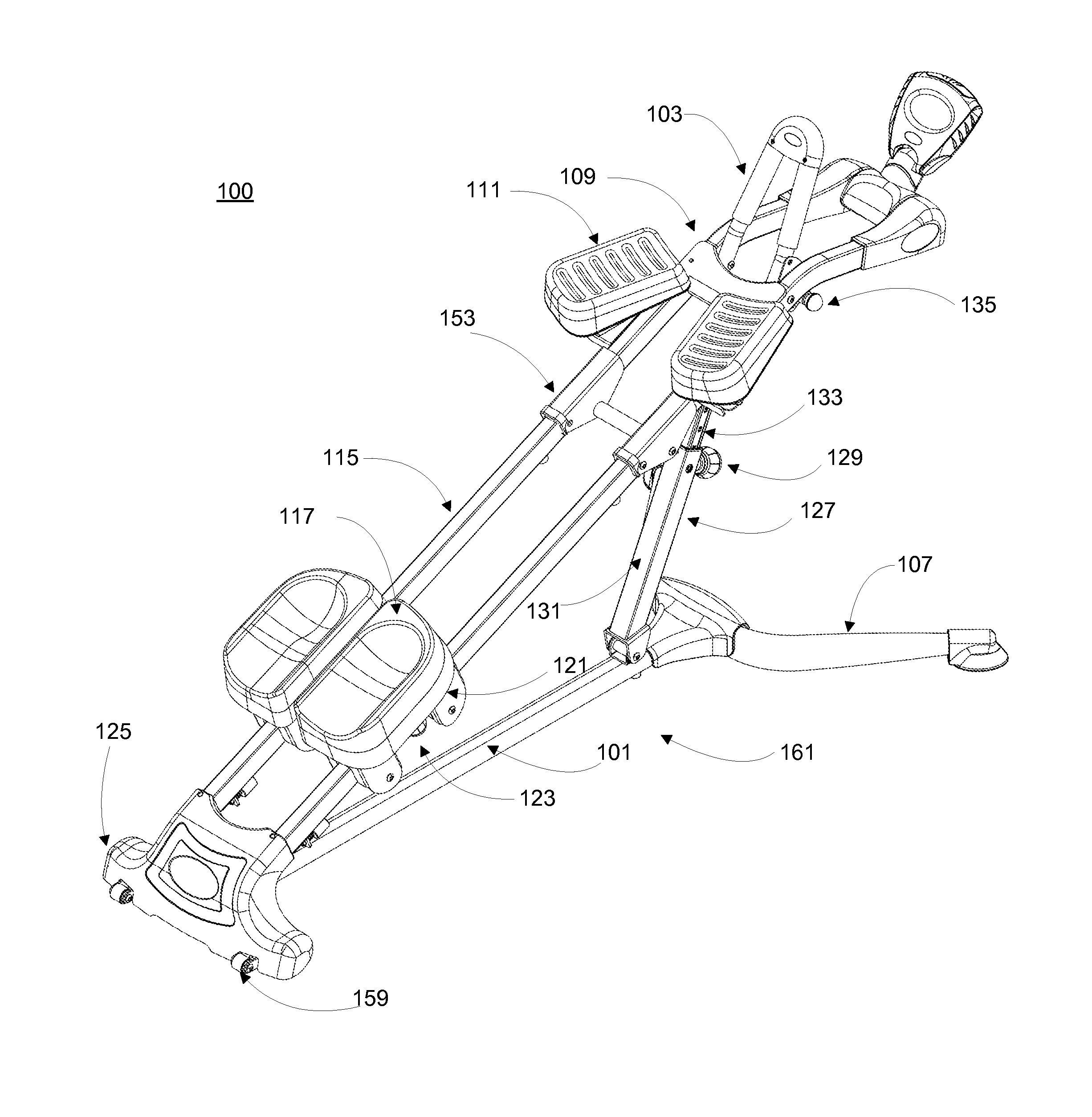 Abdomen exercise machine