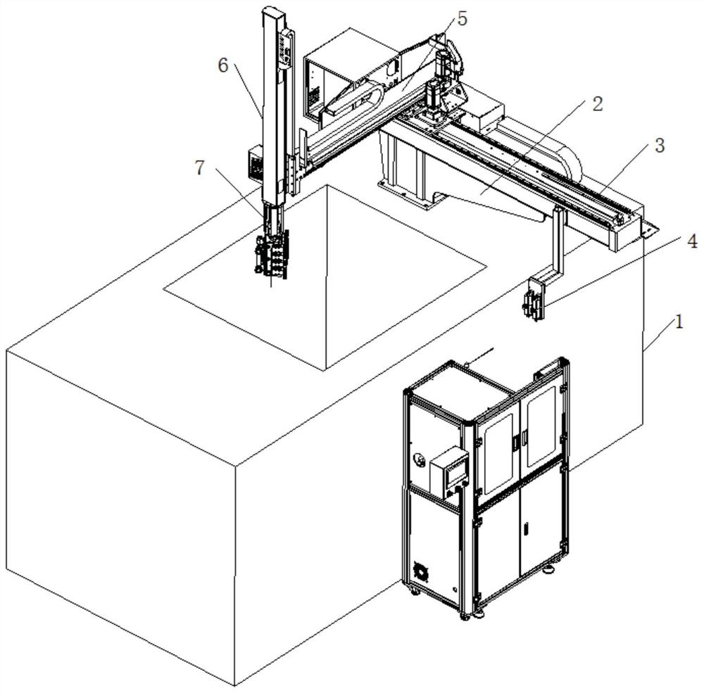 Automatic nut embedding detection manipulator