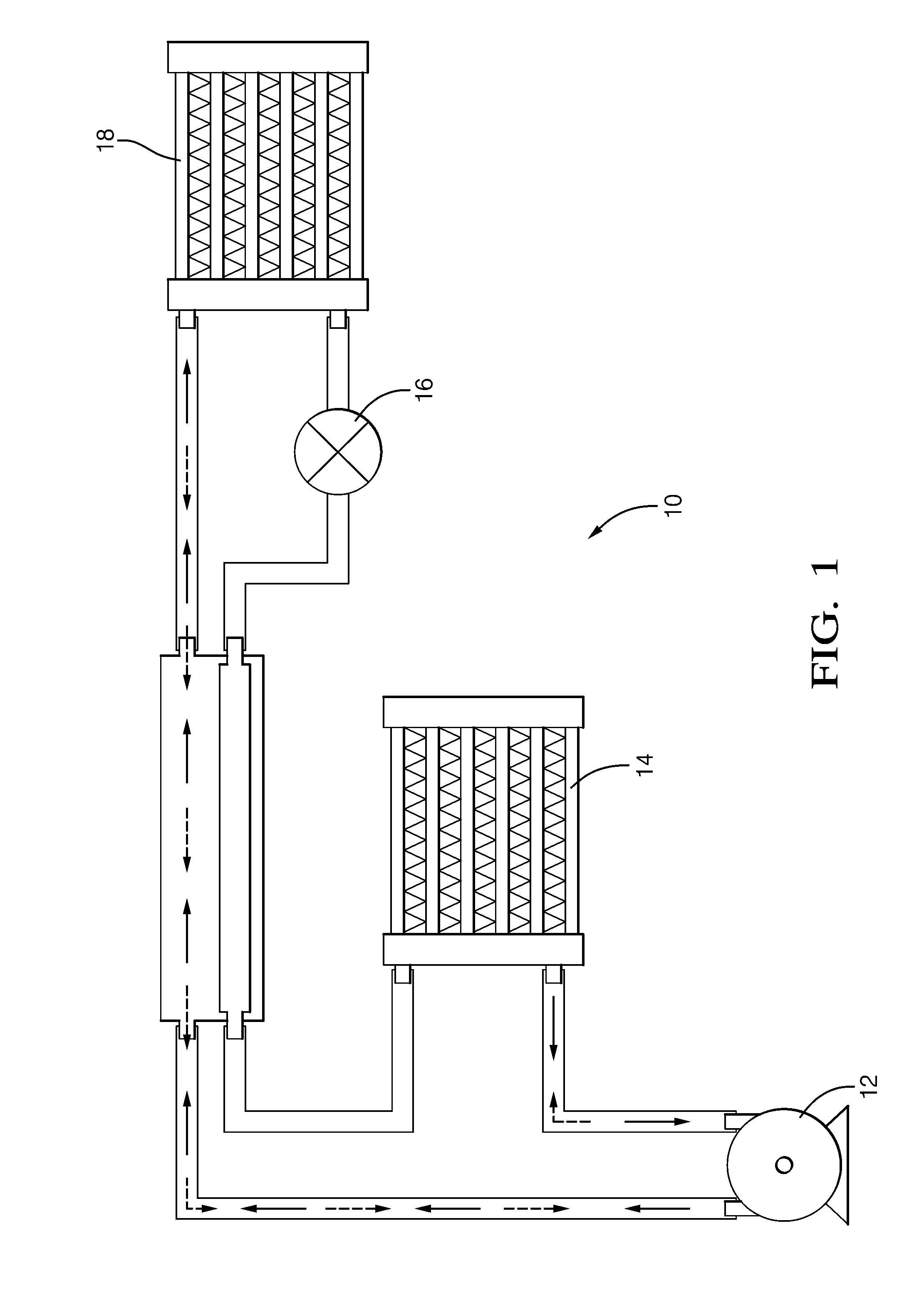 Air conditioning system having an improved internal heat exchanger