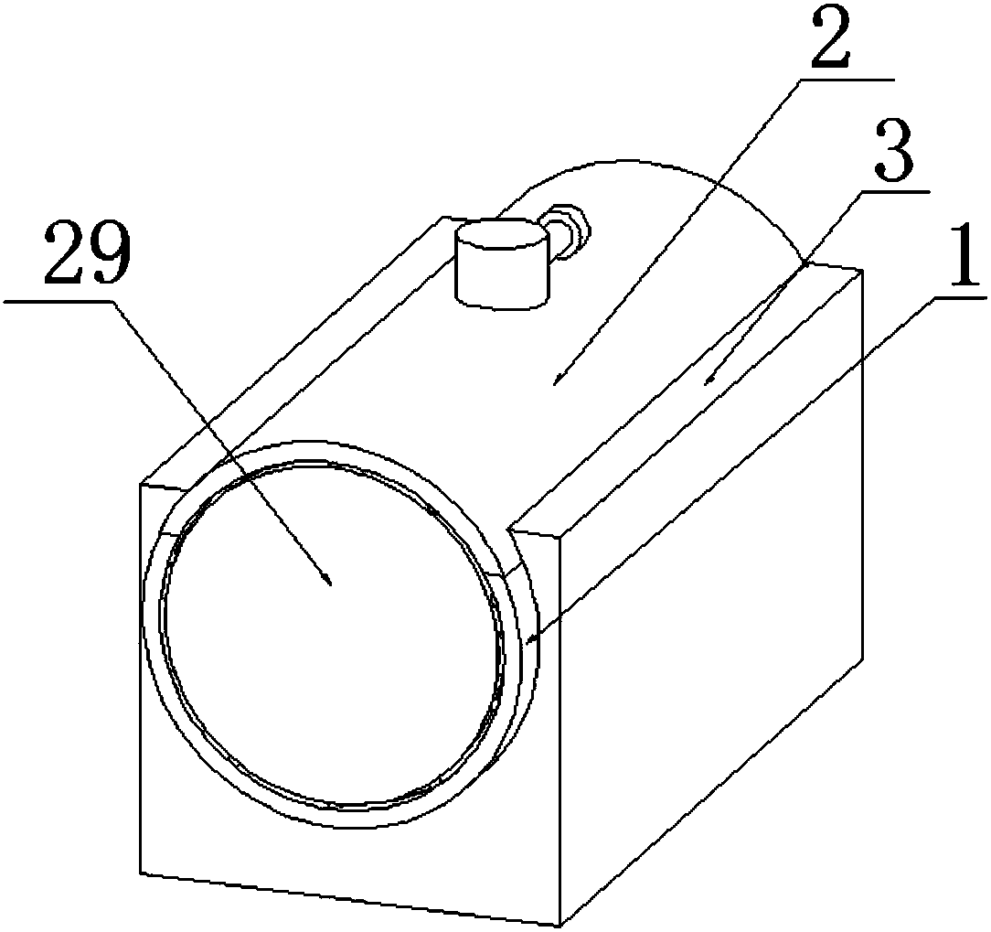 Hyperbaric oxygen inhaling device