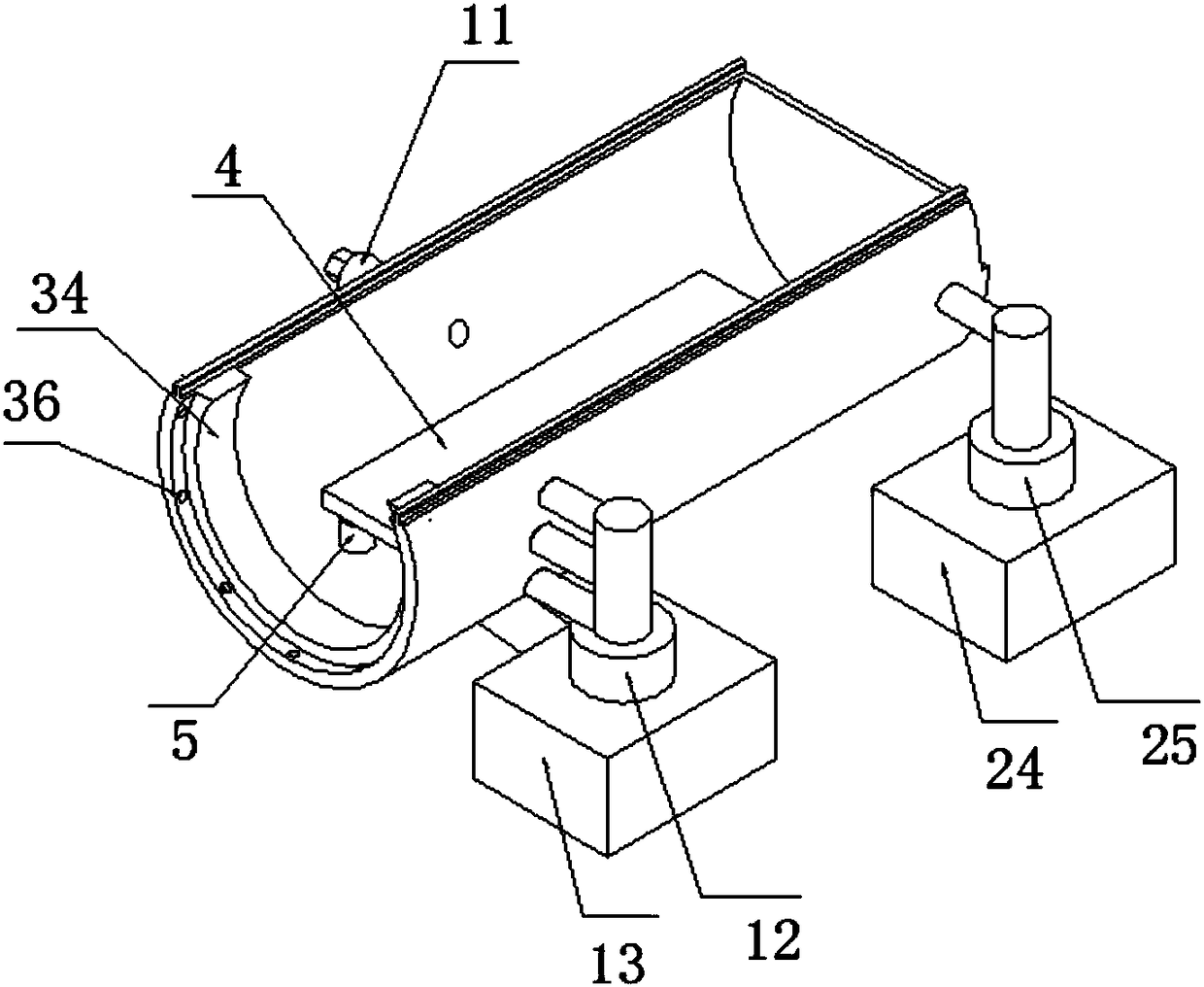 Hyperbaric oxygen inhaling device