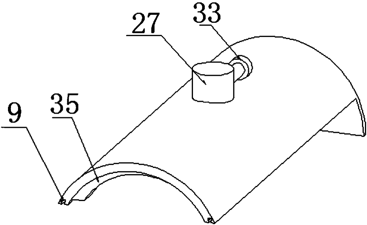 Hyperbaric oxygen inhaling device