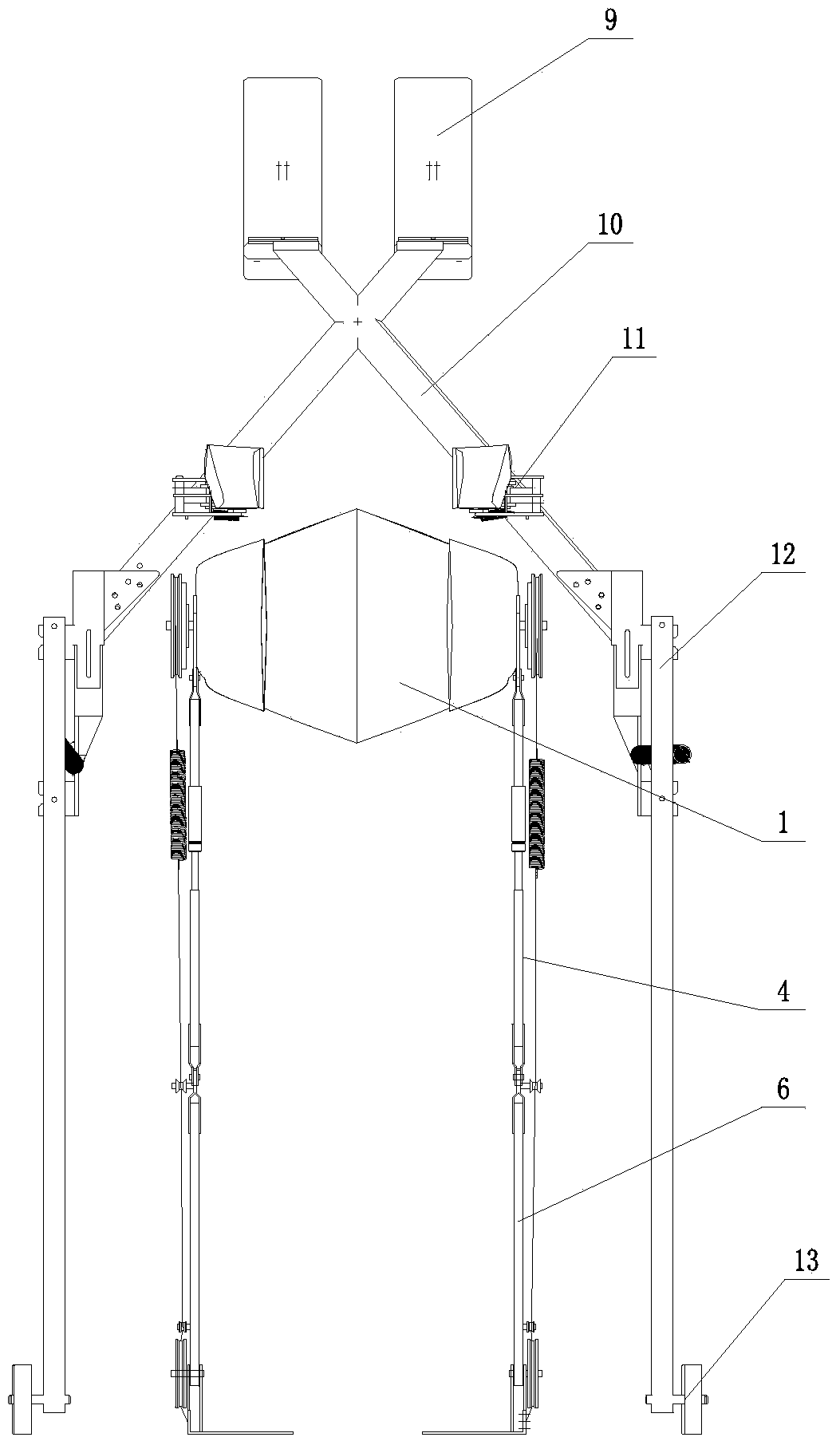 Power-assisting exercising device