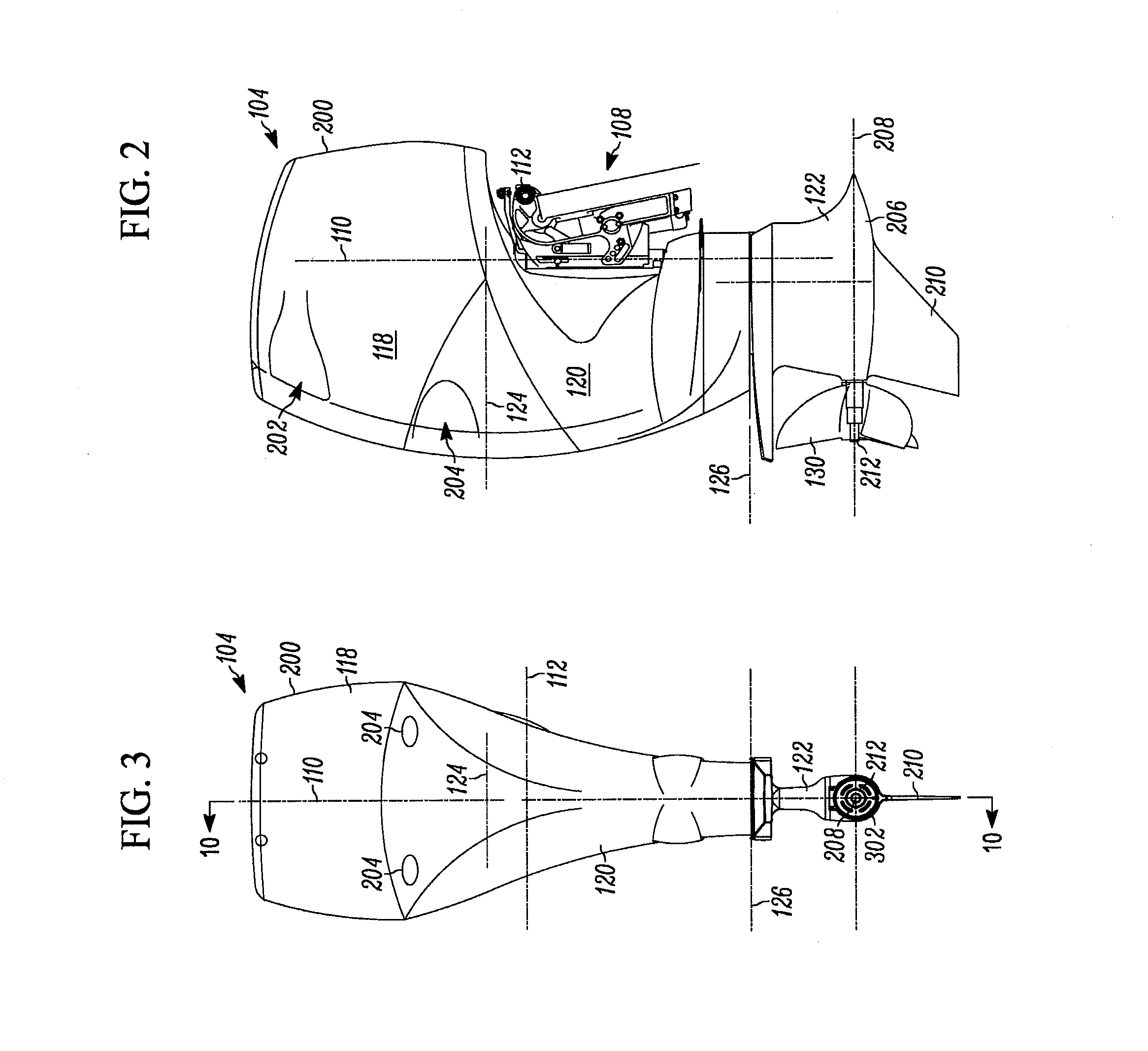 Large outboard motor for marine vessel application and related methods of making and operating same