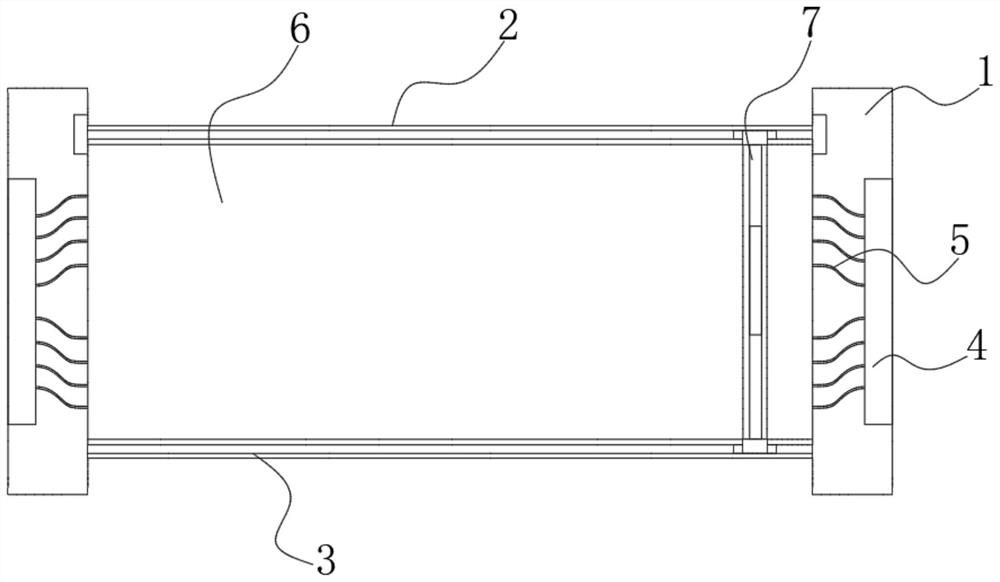 Wind-free dust removal device for textile workshop