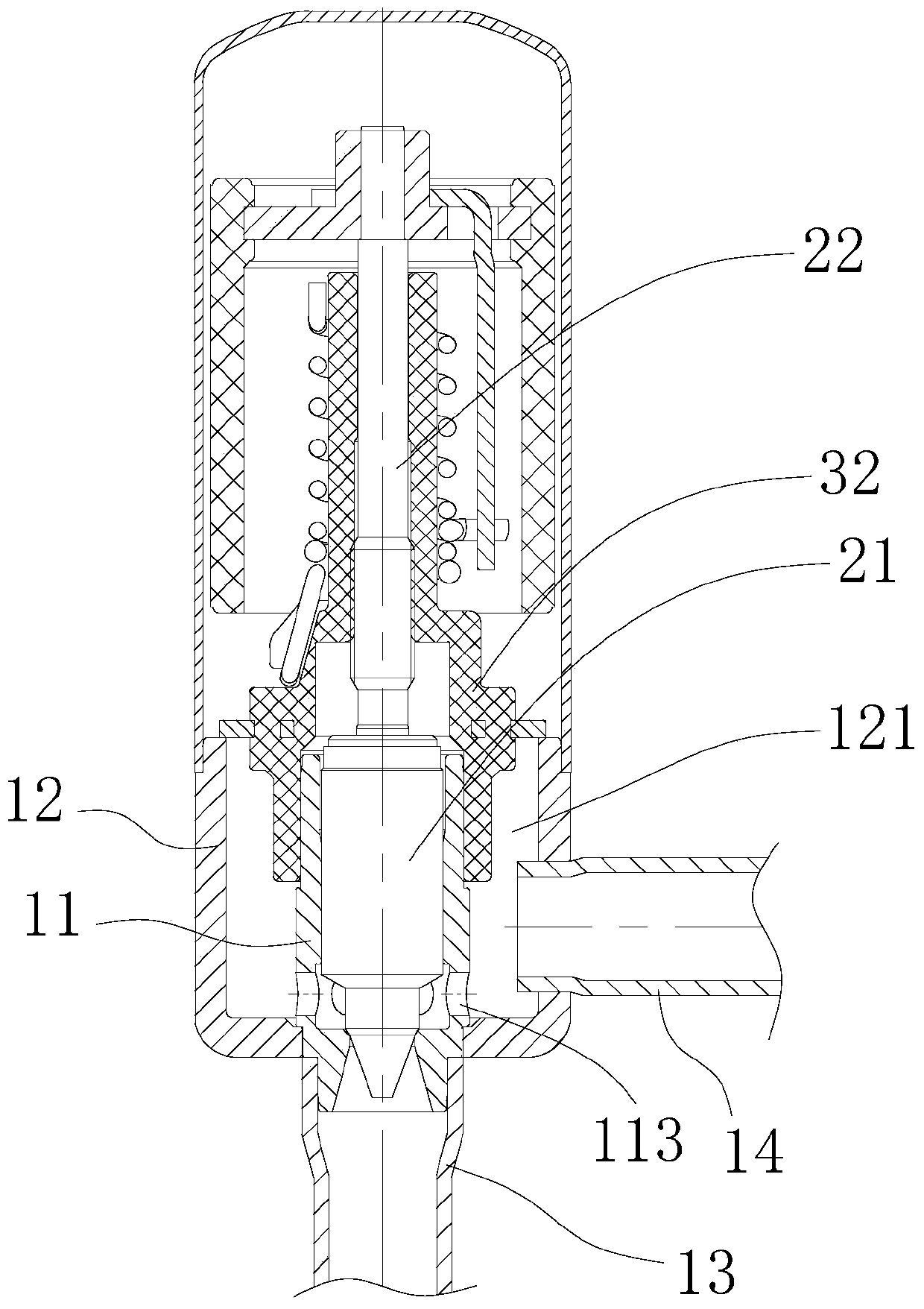 An electronic expansion valve