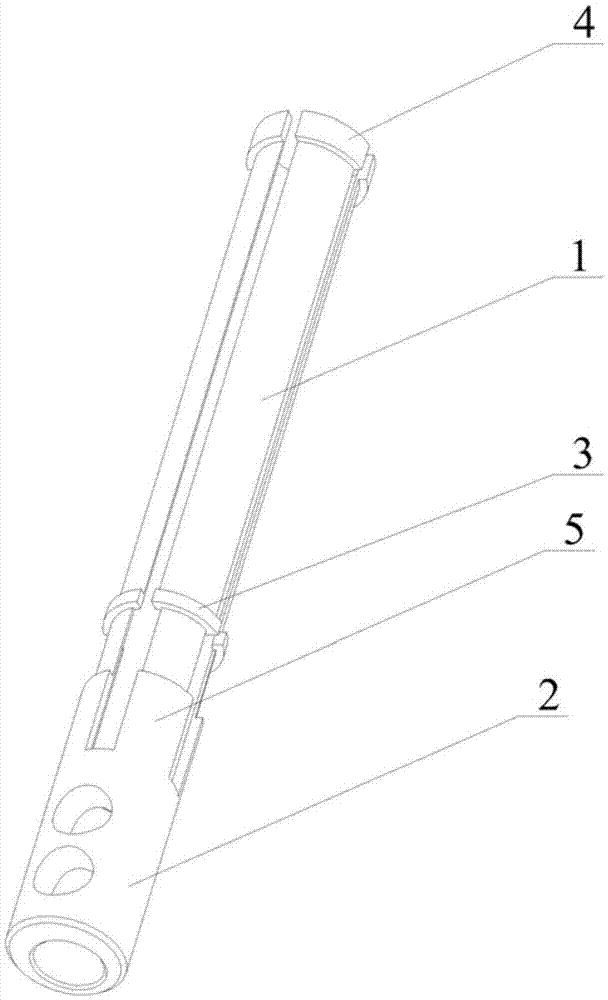 Cylindrical surface contact connection assembly