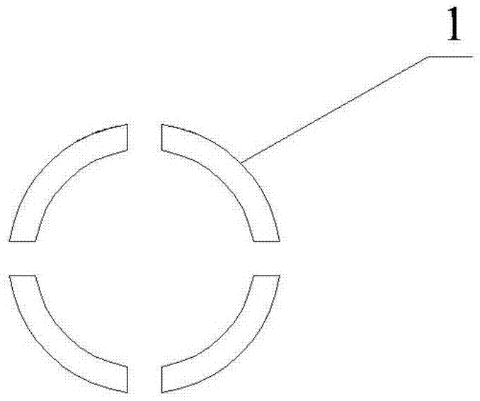 Cylindrical surface contact connection assembly