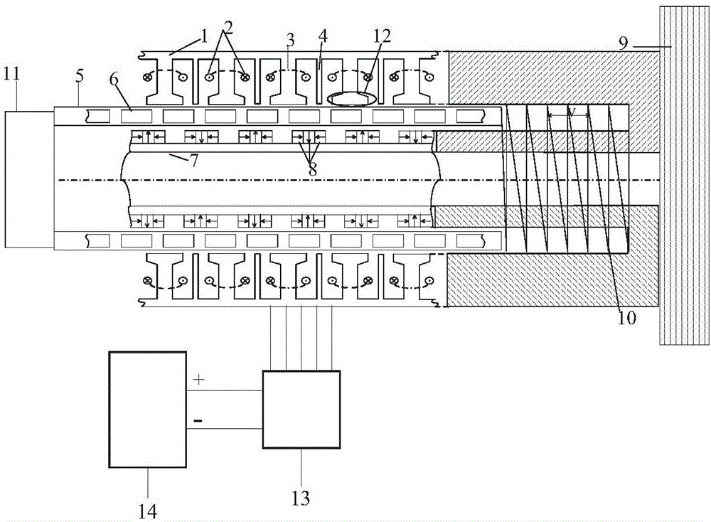 Electromagnetic suspension vibration isolation and energy feedback coordinating control method