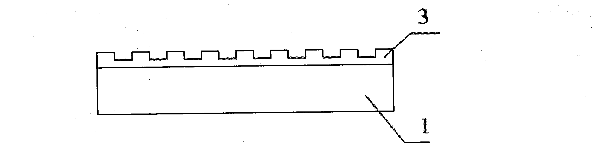 Method for producing cylinder grid pitch changing grating