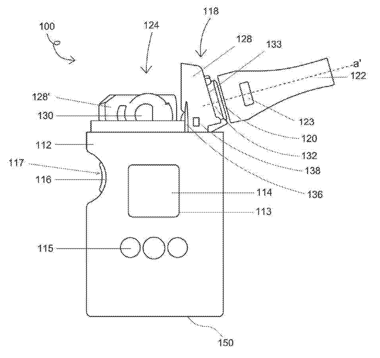 Handheld nebulizer