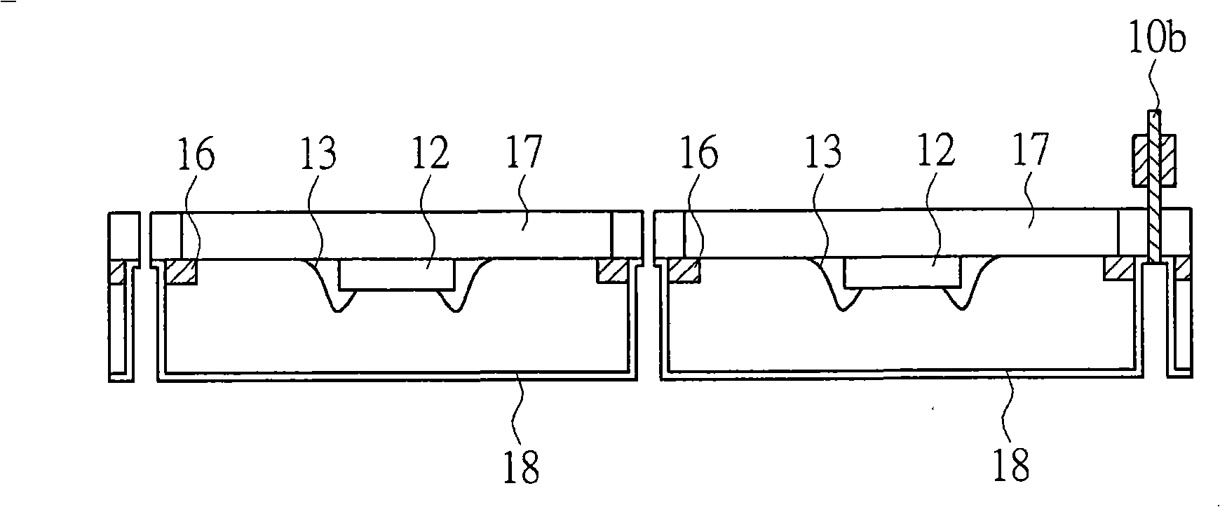 Encapsulation construction and encapsulation method