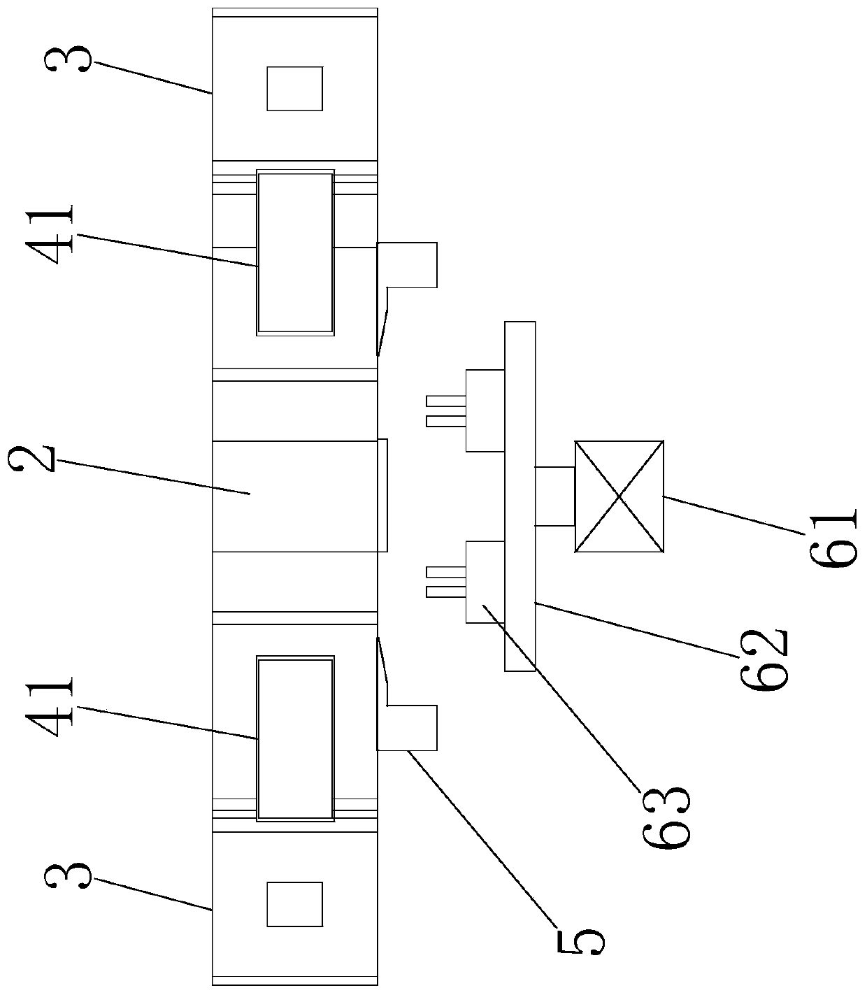 Inductor forming and foot shearing integrated machine