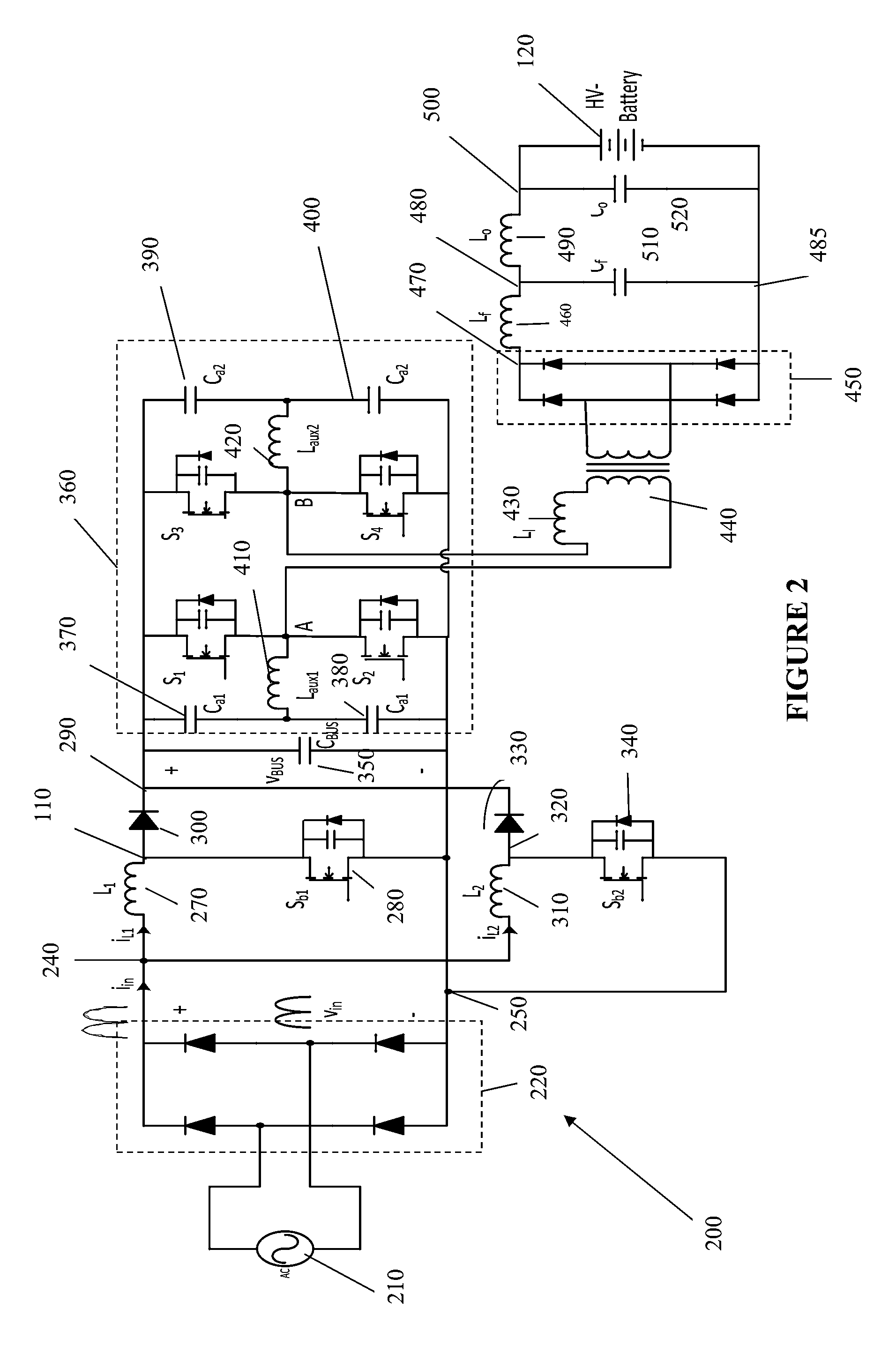 Input power controller for ac/dc battery charging