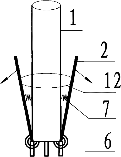 An enlarged head prestressed pipe pile and its construction method