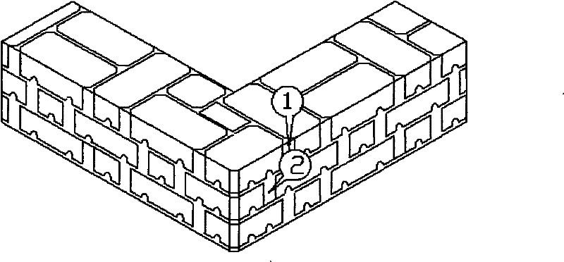 Construction method for anti-seepage external wall