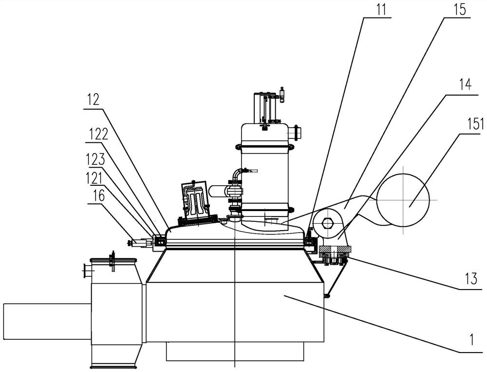 Whole-granule wet-process mixing granulator