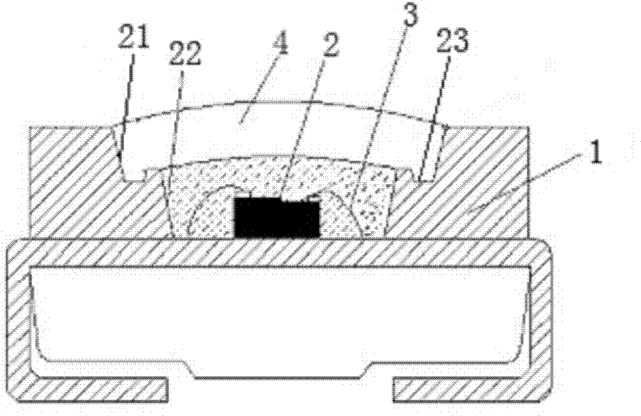 Surface mounting light-emitting diode (LED) with high sealing property and production method thereof