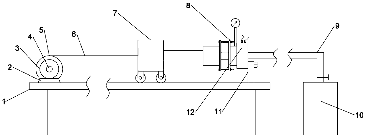 Pipe hot blow molding production platform