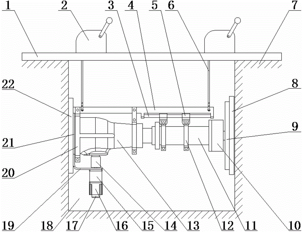 Testing device of rock-soil body in-situ strength bearing plate and usage method of testing device