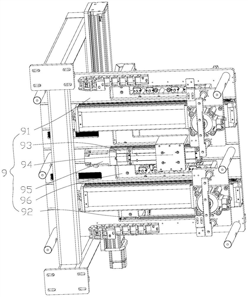 Full-automatic multi-bar feeding and cutting device and method