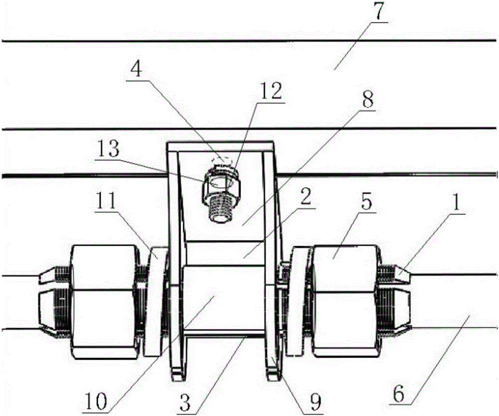 Steel strand connecting piece